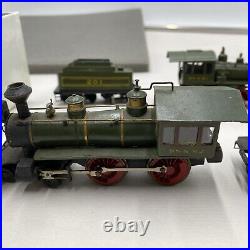 Rare Mantua Ho Scale Locomotive Set Of 3 4-4-0, 4-4-0, 2-6-0 Metal Vintage