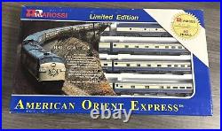 Rivarossi HO Scale #0824 American Orient Express (8) Piece Set No. 2391 of 3000