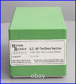 River Raisin Models 1780.1 S Scale Brass GE 44-Ton Diesel Switcher EX/Box