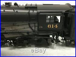 SUNSET Brass O Scale 2 Rail Chesapeake & Ohio 4-8-4 Steam Engine withTender #614