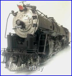SUNSET Brass Santa Fe 4-8-4 Steam Locomotive #3751 with Tender O Scale 3 Rail