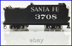 SUNSET Brass USRA Heavy AT&SF 4-8-2 Steam Engine #3708 withTender O Scale 2 Rail