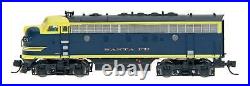 Santa Fe F7 CatWhisker Diesel Locomotive InterMountain 69226-08 Rd#222 N Scale