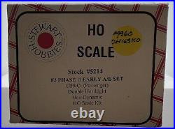 Stewart 5214 HO Scale CB&Q F3A/B Phase II Early Set DBL Headlight-Non Dynamic