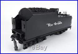 Sunset O Scale Brass Rio Grande 4-8-2 Steam Engine & Tender #1552 With Sound