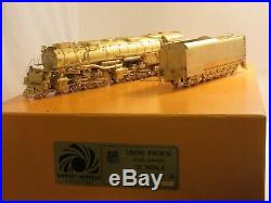 Sunset Union Pacific S Scale Brass Challenger 4-6-6-4 Steam Engine and Tender