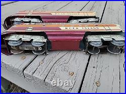 Unique Art MFG CO. USA O Scale #2000 Rock Island Locomotive