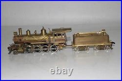 United Models Brass Ho Scale Ma & Pa Baldwin 2-8-0 Steam Locomotive & Tender