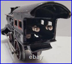 VINTAGE BING TRAIN SET WithCAST IRON LOCOMOTIVE & TIN PLATE CARS