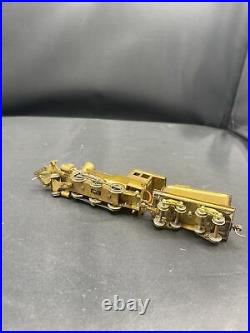Vintage HO Scale Brass 2-6-0 Steam Locomotive & Tender Japan Untested