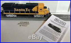 Vintage MTH O/O-27 Scale Santa Fe Dash 8 Diesel Locomotive with Proto #30-2115-1