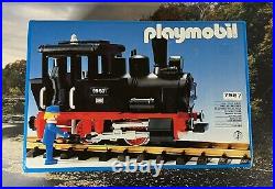 Vintage Rare PLAYMOBIL 1990 G Scale Black Western Locomotive Engine NIB SEALED