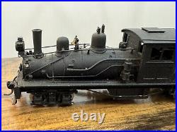 Vintage United HO Scale 2 Truck Shay Locomotive Engine Black #2 AS-IS