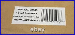 Williams By Bachmann O Scale F-3 A-A Diesel Set Milwaukee Road Powered & Dummy
