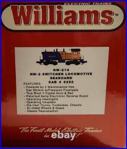 Williams O Scale NW-2 Switcher Locomotive Seaboard #6250